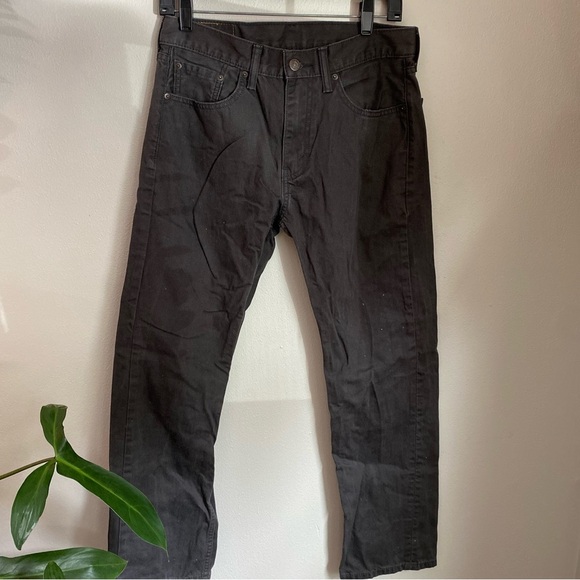 Levi's 505 Slim Jeans in Charcoal Size W30 L30 - Picture 5 of 5